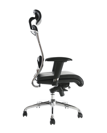 Silla ejecutiva de malla con respaldo ergonómico